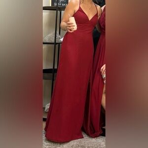 Bridesmaid dress - burgundy